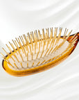 Koh-I-Noor | Jaspe Pneumatic Gold Pin Oval Brush, Large