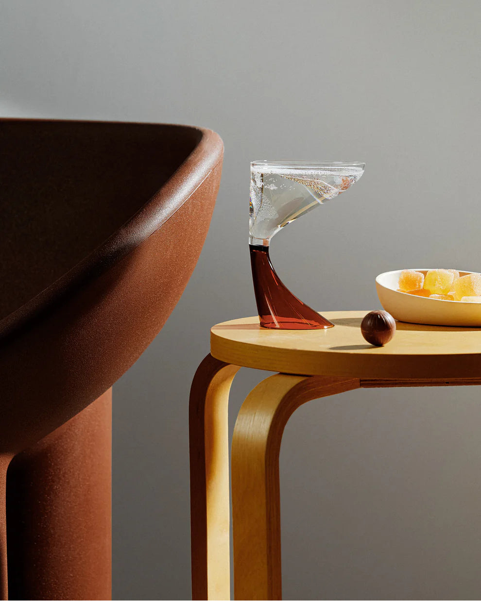 Homa Studios Arch Cocktail Glass Set - Amber